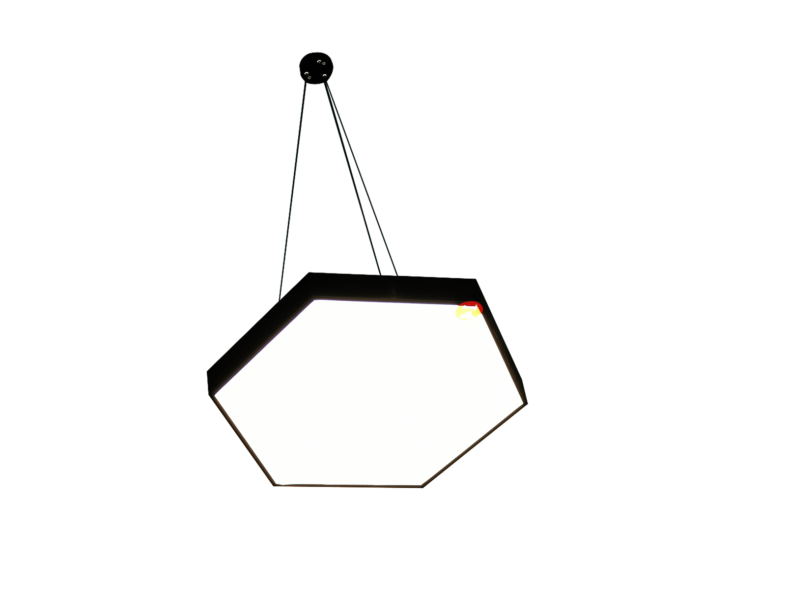 異形辦公燈（實心六角形）